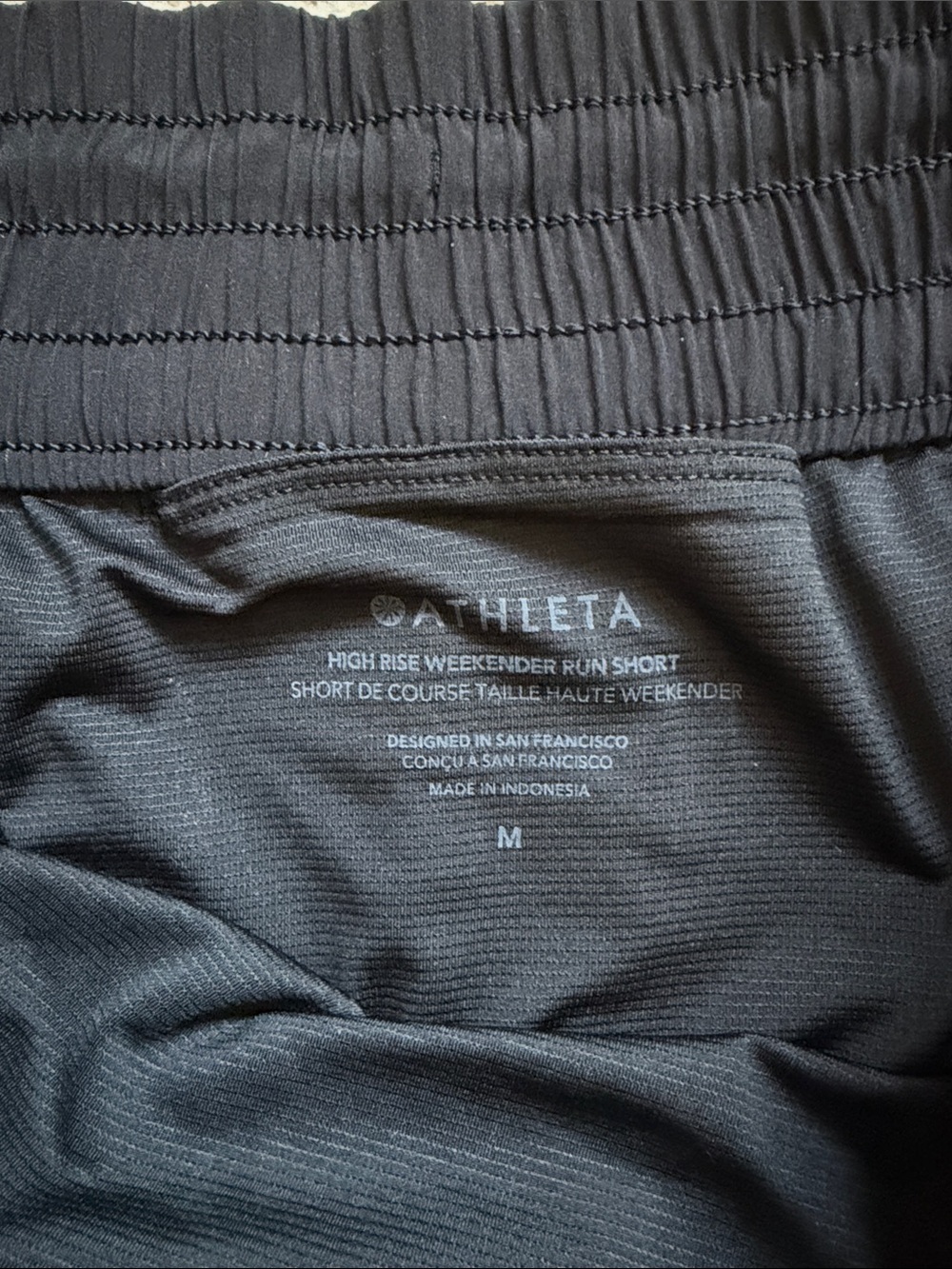 Athleta High Rise Weekender Run Short - Picture 2 of 2
